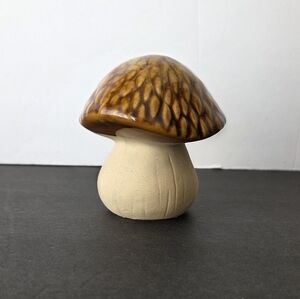 Fairy Garden Mushroom 3.5" Ceramic Home Garden Kitchen Decor Accent
